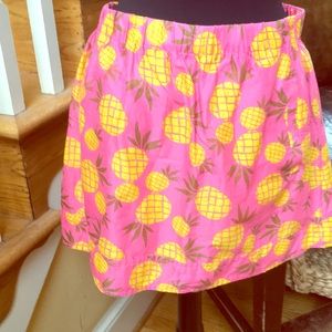 J Crew Pineapple Skirt Small